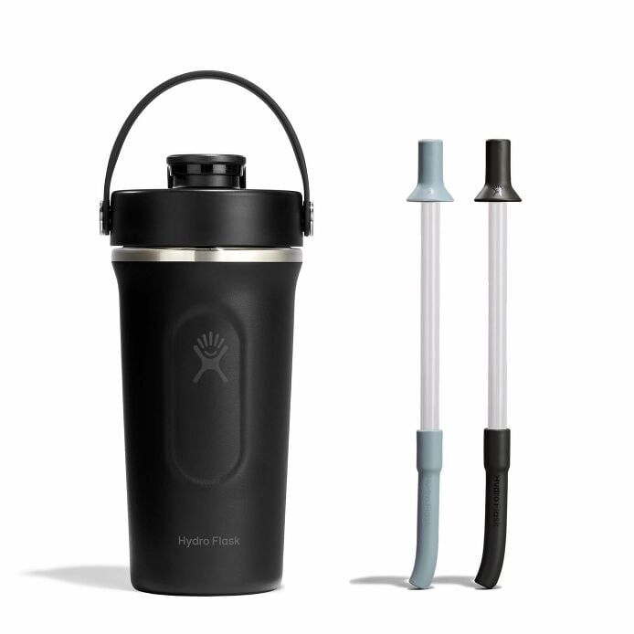 Shaker Bottle and Straw Bundle