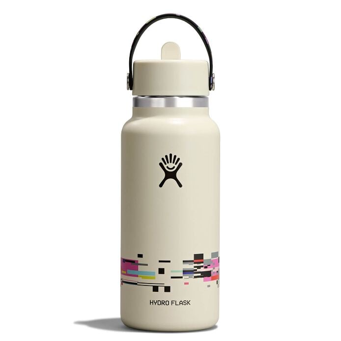 Glitch Collection - 32 oz Bottle with Flex Straw Cap
