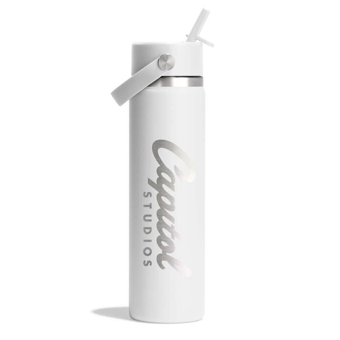 24 oz WM Flex Straw Bottle - Flask + Capitol Studios