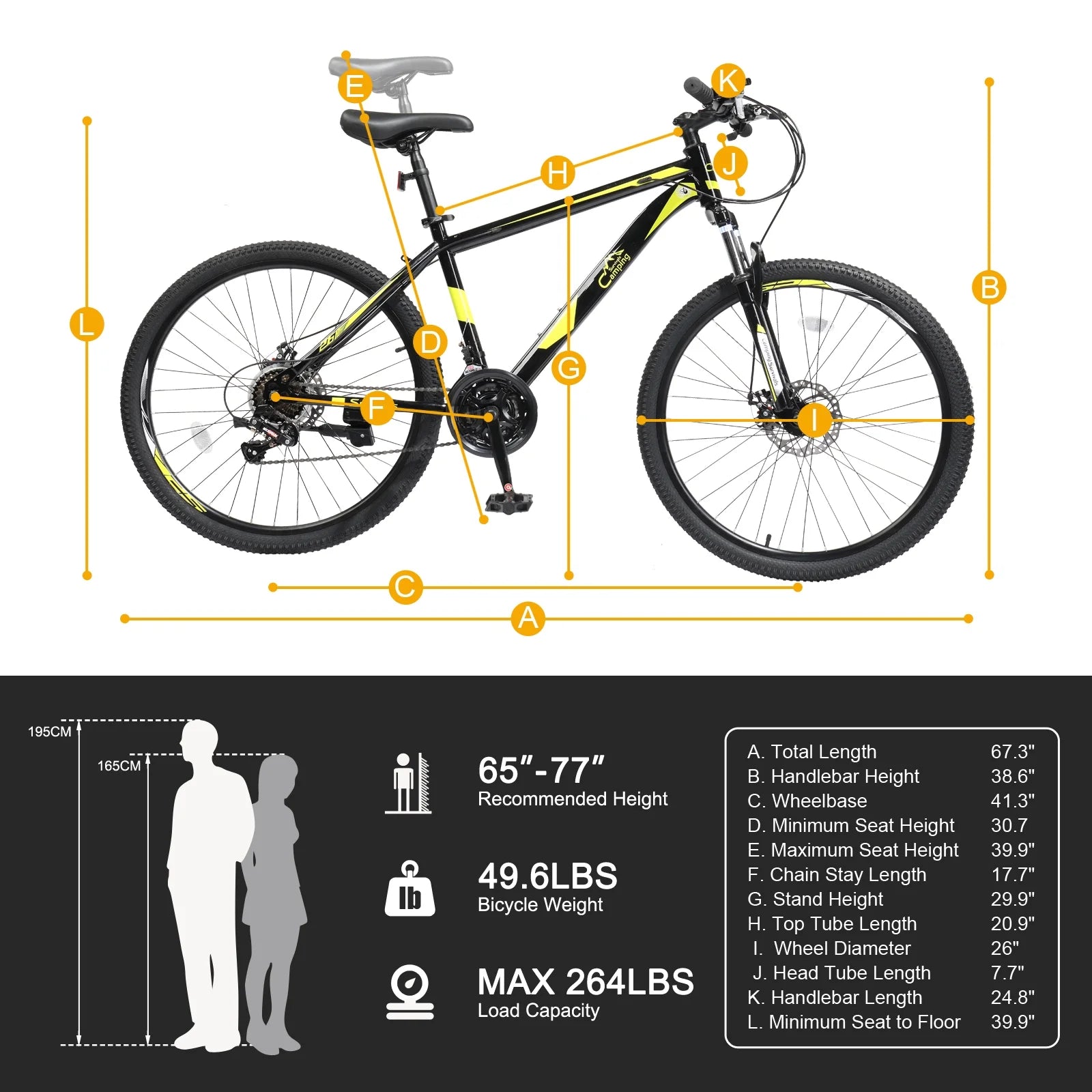 Ubesgoo 26" Lightweight Explorer Mountain Bike, 21 - Speed for Men and Women Disc Brakes & Suspension, Red/Black