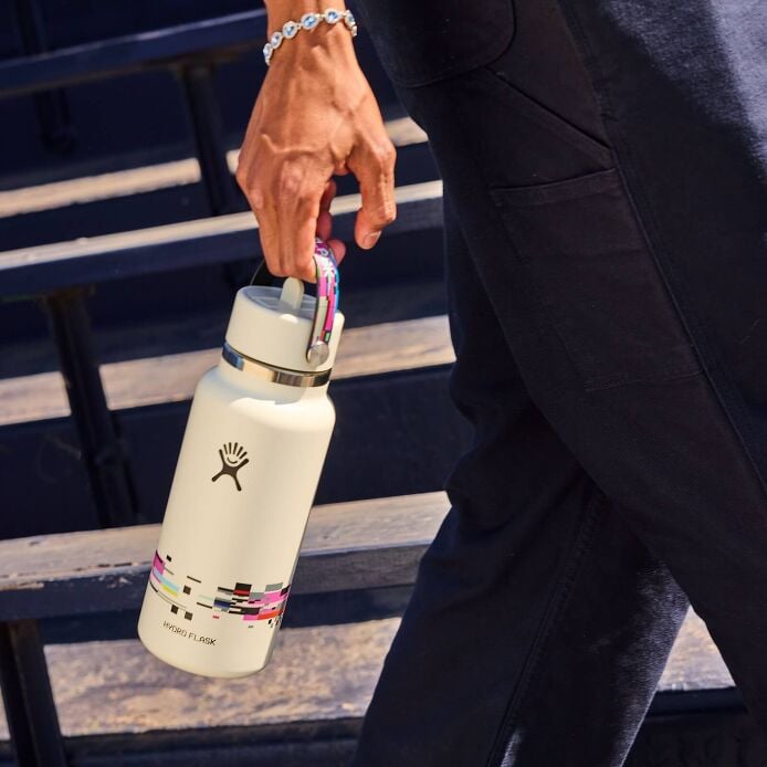 Glitch Collection - 24 oz Bottle with Flex Straw Cap