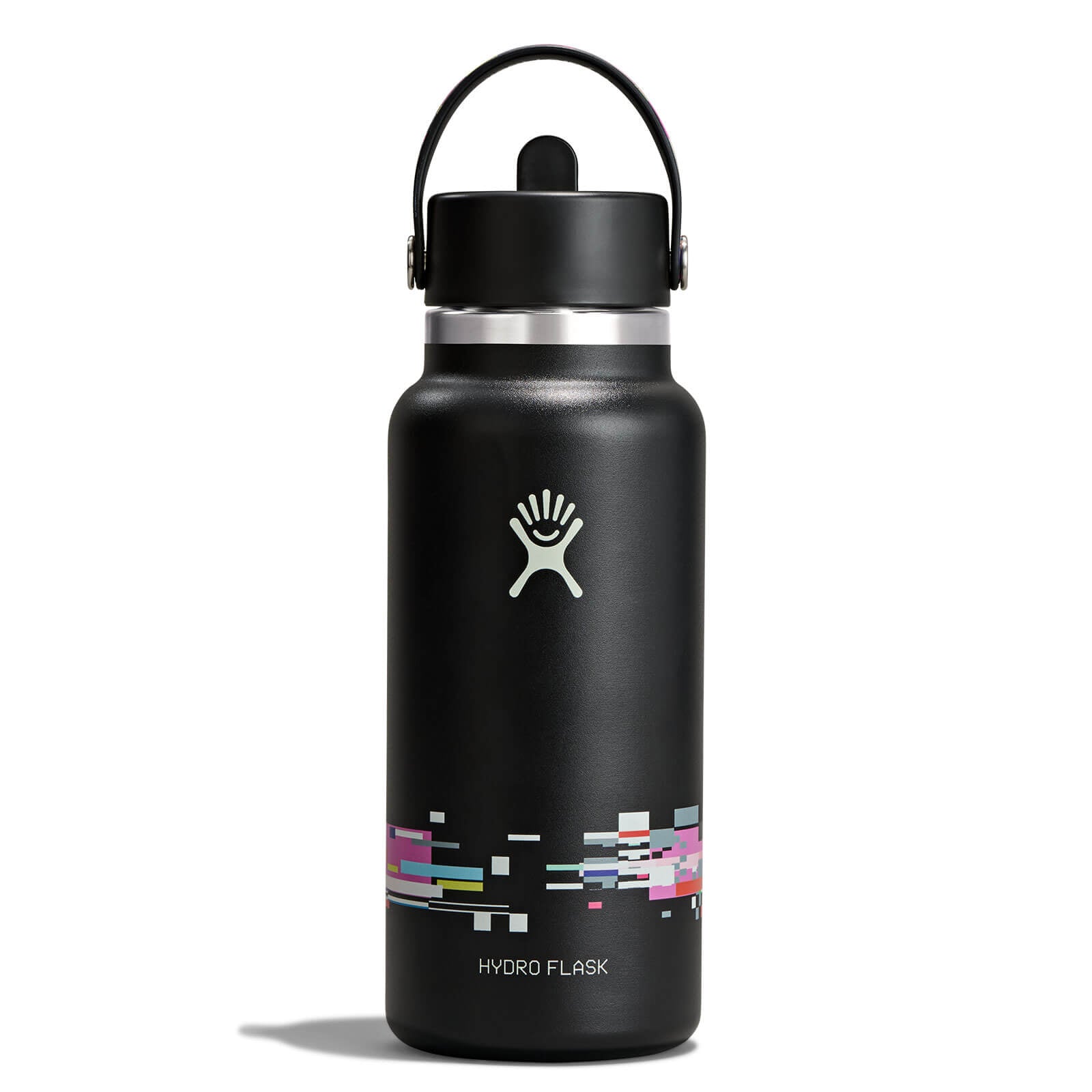 Glitch Collection - 32 oz Bottle with Flex Straw Cap