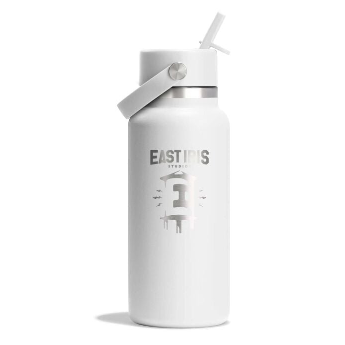 32 oz WM Flex Straw Bottle - Flask + East Iris Studios