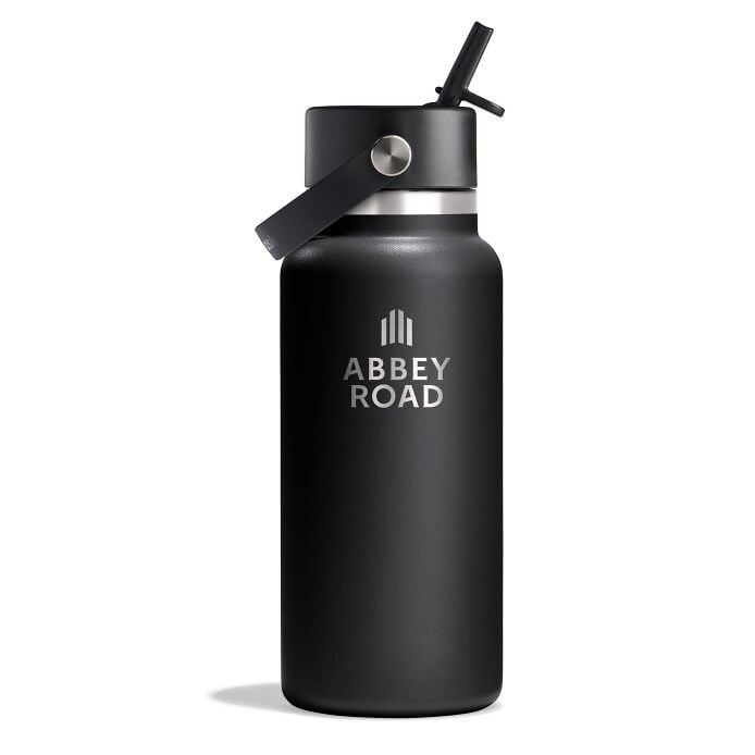 32 oz WM Flex Straw Bottle - Flask + Abbey Road