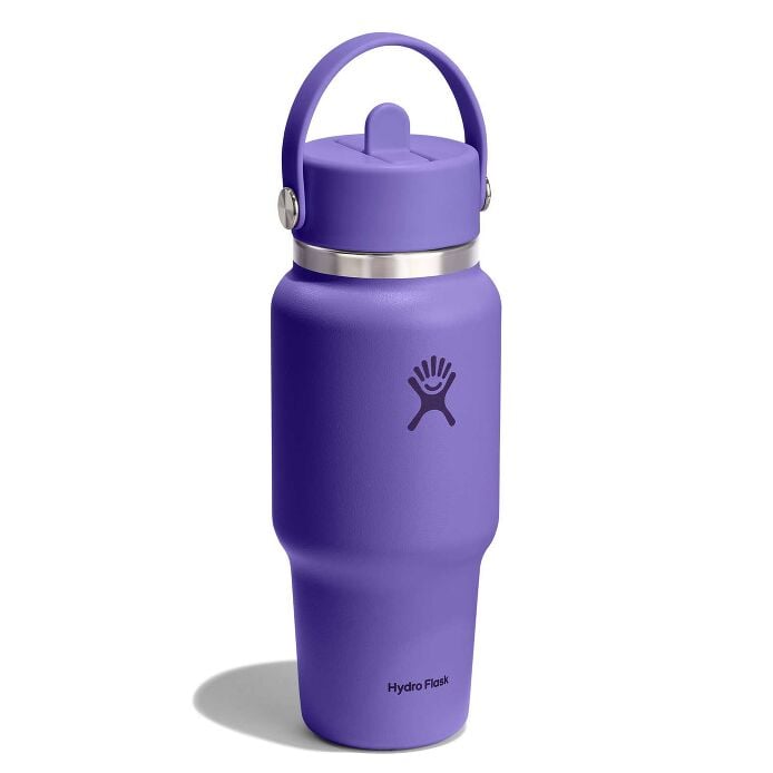 24 oz Travel Bottle with Flex Straw Cap